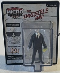 Action Micro Figures The Invisible Man Horror 1.25in Figure 3 Point Articulation