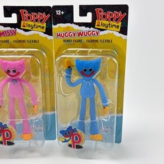 Poppy Playtime Bendy Figure Set Huggy Wuggy Kissy Missy Killy Willy McFarlane