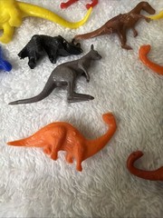 Dinosaurs Lot Of 16 Prehistoric Jurassic Figures Plastic Rubber Vtg 60’s 70’s