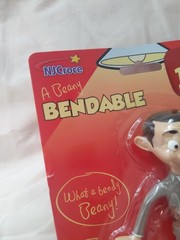 Mr Bean A Beany Bendable Vintage Figure 6″ 1990 NJ Croce Tiger Aspect New Sealed