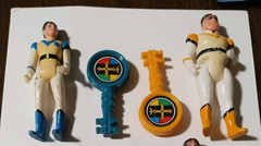 Vintage 1984 Voltron Defender of the Universe Lion Pilots With Keys No Helmets
