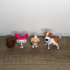 The Secret Life of Pets Toys Figures Lot Cake Toppers Duke Princess Daisy Max 4