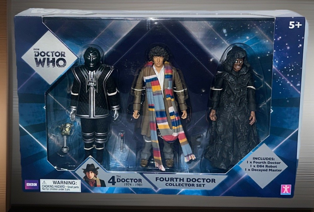 Doctor Who 5.5″ Action Figure Set 4th Doctor D84, Decayed Master New Toys Scarce