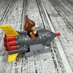 Nickelodeon 2003 Jimmy Neutron Boy Genius Space Ship Car Vehicle Toy Figure