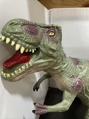 Roaring T-Rex w/Realistic Textures 16″ Tall/Approx 24″ in Length