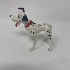 Vintage Disney 101 Dalmatians Pongo PVC Dog Red Collar Figure 3 Inch