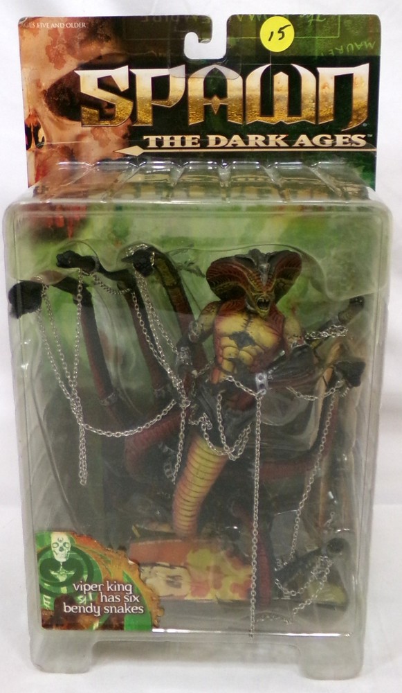 Spawn Dark Ages Seires 14 Viper King Red Variant 6″ Figure 1999 McFarlane New