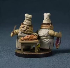 New Little Nightmares the Twin Chefs Model Action Figure Periphery (No Box)