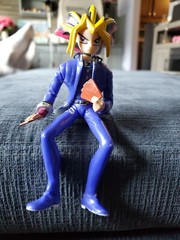 1996 Yami Yugi 5.5” Kazuki Takahashi Mattel Action Figure Yu-Gi-Oh FREE SHIPPING