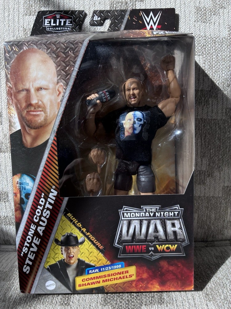 WWW Elite Monday Night War Stone Cold Steve Austin Brand New/Unopened