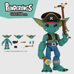 Captain TEEL Plunderlings Lone Coconut teal Goblin figure Hatchling Walloping