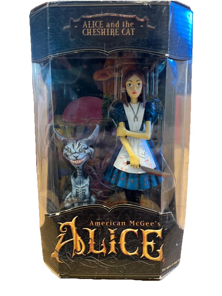 American McGee’s Alice and the Cheshire Cat Action Figures [EA Games 2000] NIB