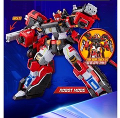 Metal Cardbot W Season 3 Blaion Transforming Robot Fire Truck Kids Toy 2025