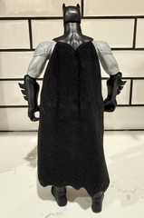 Batman Action Figure Gray/Black/Yellow Plastic & Fabric with Cape