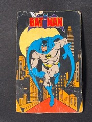 ESTRELA BATMAN + INFO CARD & COMIC – SUPER POWERS BRAZIL VINTAGE FIGURE