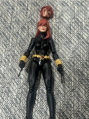 Marvel Legends Kitbash Pinless Black Widow (read Description)