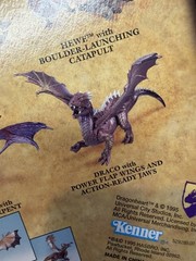 Vintage 1995 DragonHeart Draco Dragon Figure Kenner Hasbro Power Flap Wings Jaws