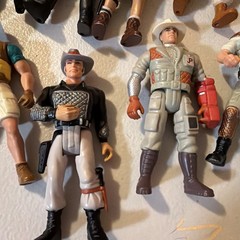 Jurassic Park/world Humans set Of 9 Adults And 1 kid