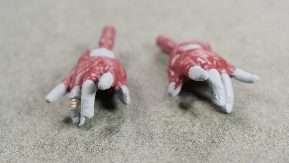 Marvel Legends What If…? Zombie Scarlet Witch Spell Hands 6″ 1/12 Scale Fodder