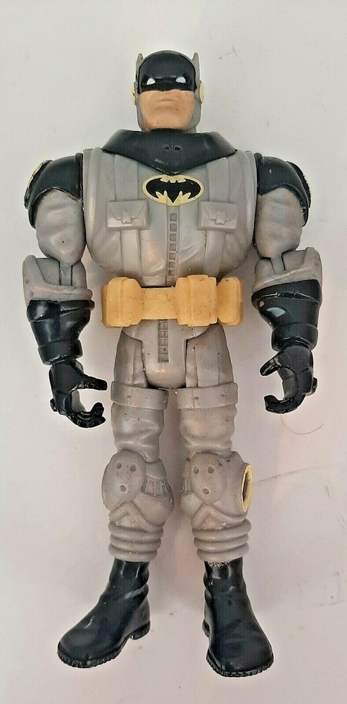 2009 DC Comics 5” Toy Batman Gray Black Yellow Action Figure Free Shipping @@