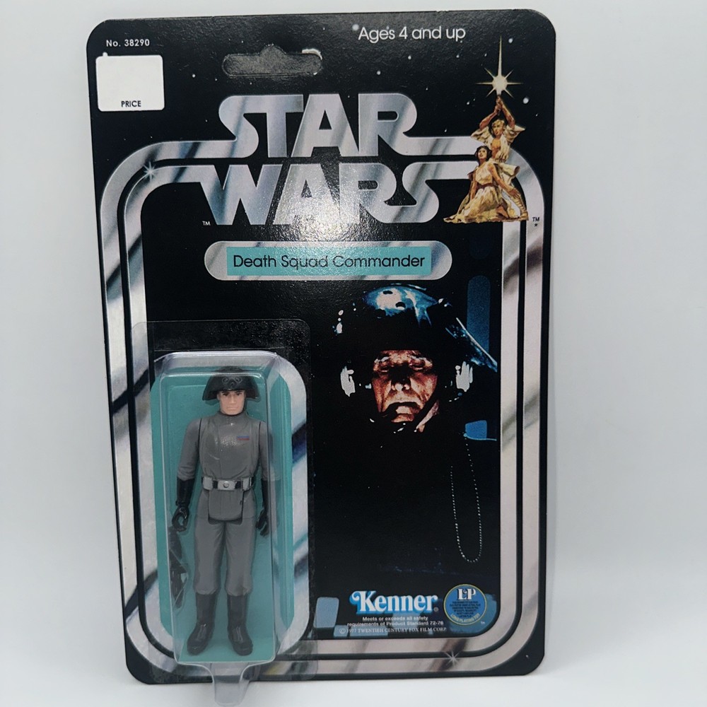 Vintage Star Wars Original Death Squad Commander on Custom 12 Back A NEW HOPE