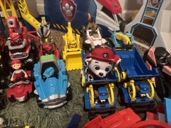 Paw Patrol Figures, Vehicles, And Others Lot