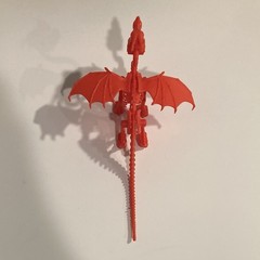 Red & Gold Dragon Figures Mixed Bundle Treasure X Kinetic Sand Kinder Surprise