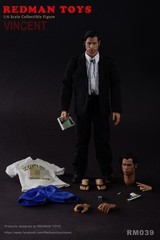 REDMAN TOYS Pulp Fiction Vincent 12in Action Figure Doll Model RM039