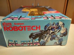ROBOTECH Excite / Gakken ALPHA LANCER green 1980s toy WITH BOX gun and foam case