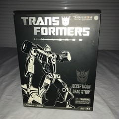 Transformers Universe Classics Deluxe Class Dragstrip! 100% Comp.! In Box!