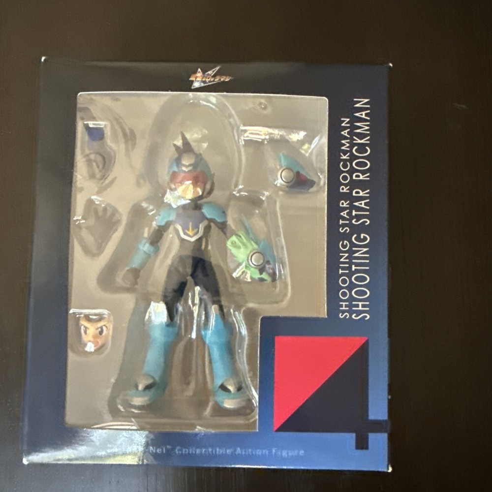 4 Inch nel Mega Man Star Force Rock Man Shooting Star Action Figure