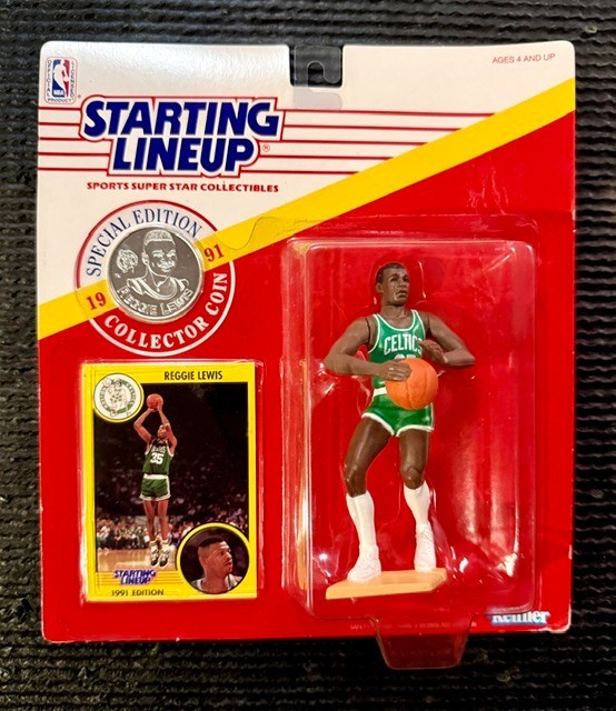 2 – Boston Celtics Reggie Lewis 1991 Kenner NBA Starting Lineup Figures