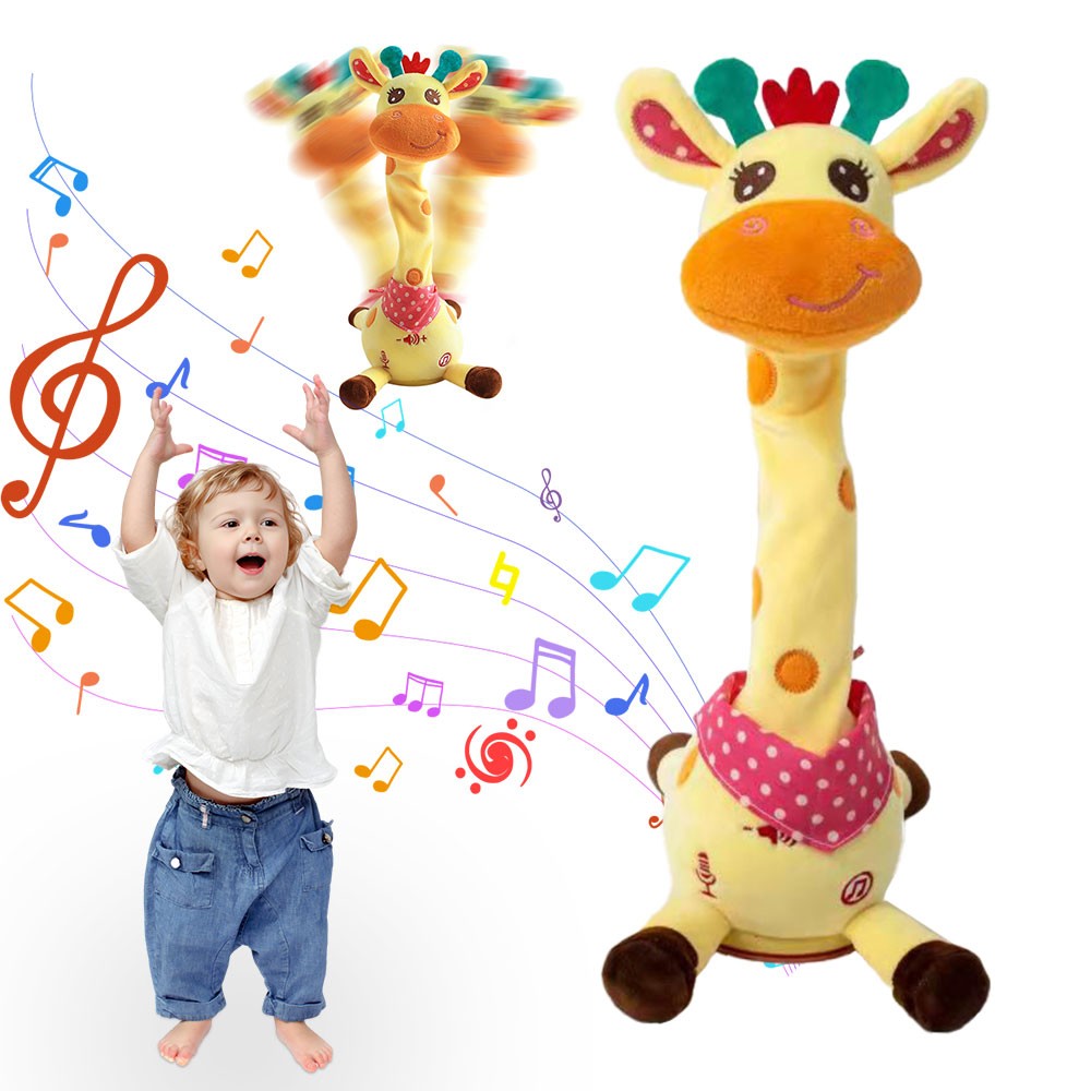Dancing Giraffe Plush With Light UP Twisting Talking Giraffe Stuffed Animal Toy