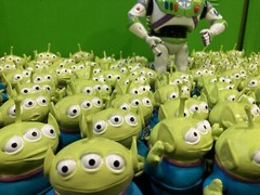 Pick & Choose Toy Story Space Aliens Latex Squeaky Dog Toys MOVIE ACCURATE