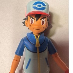 Pokemon Ash Ketchum Action Figure Jakks Pacific 2011 Black White Unova 5.5 inch