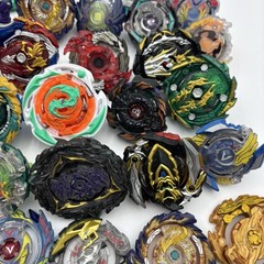 Large 90+ Piece Lot Of Beyblade Spinners, Discs, Launchers, Parts