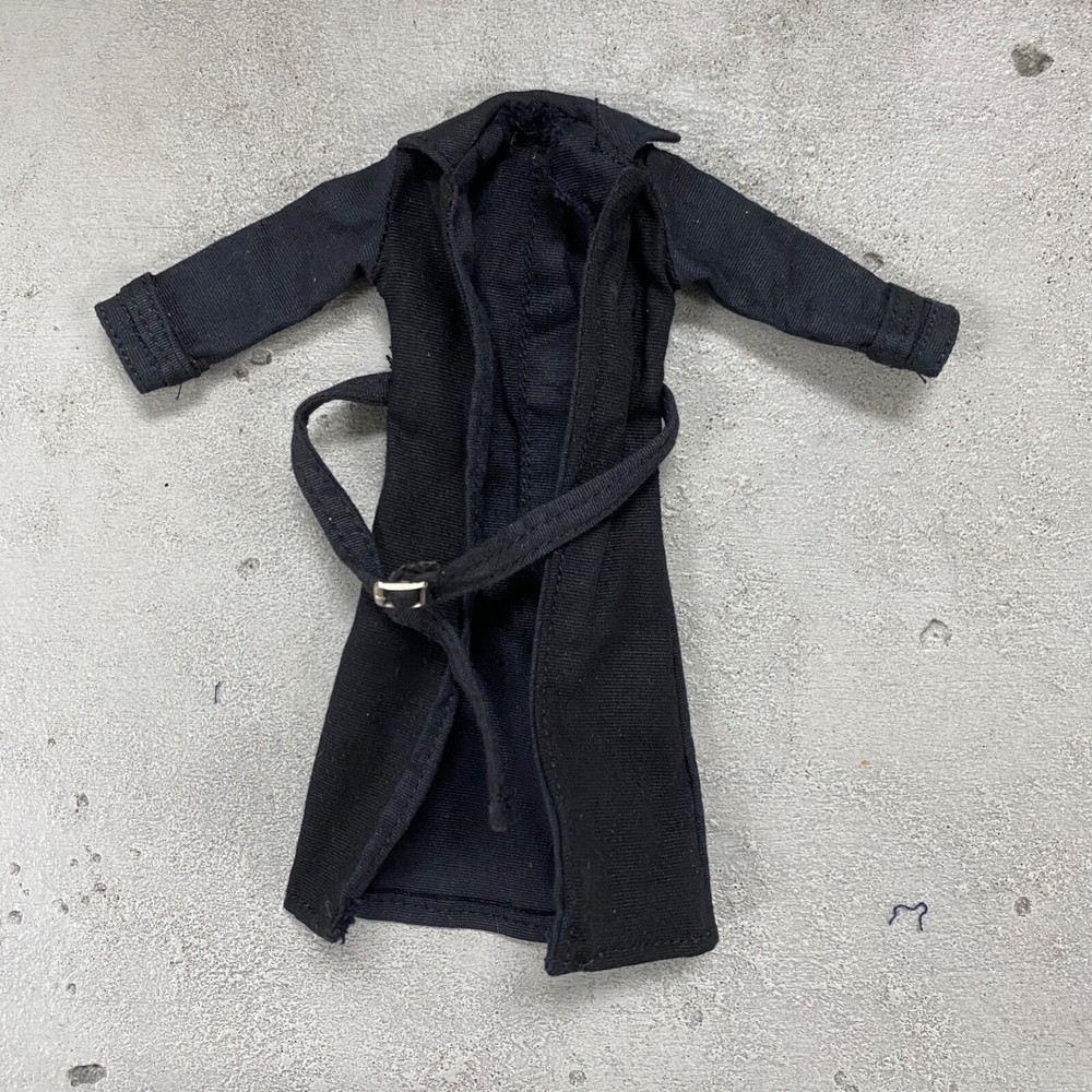 PB-LTC-NOIR: 1/12 Black Wired Trench Coat for Marvel Legends Spider-Man Noir