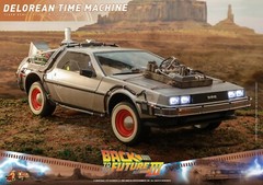 Hot Toys Delorean Back To The Future 3 III Time Machine 1/6 Scale Vehicle
