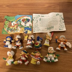 VTG The Rainbow People PVC Figurines Lot 10