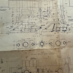 Vintage Star Wars Cardbacks & More. Kenner Production Blueprint Of Mil Falcon