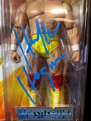 Hogan SIGNED WWE Wrestling Hulk Hogan Wrestlemania Heritage Series JSA COA