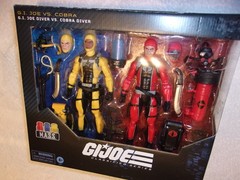 NEW G.I. Joe Classified Series #169 G.I. Joe Diver Vs. Cobra Diver 6″ Figures