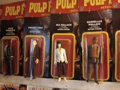 Reaction Figures Pulp Fiction Action Figures Set of 8, MIB