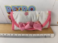 Keychain Soft Case Pink And White Washable Flowers Frogs Bergamo Italy