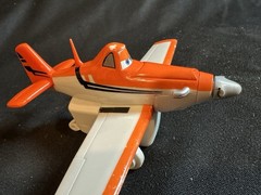Disney Planes Pull & Fly Strut Jet Stream Dusty By Mattel X9506