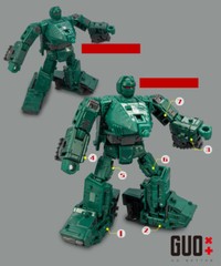 Go better studio GB-1116 upgrade kit for Legacy United Go Bots Treds,in stock