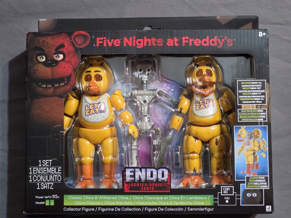 FNAF Five Nights at Freddy’s Jazwares Endo Series Chica & Withered Chica NEW