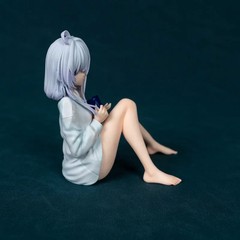 11cm The Journey Of Elaina Elaina Sitting In Pajamas Anime Girl Figure Model