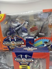 Nacelle Biker Mice From Mars Modo, Vinnie, & Throttle Action Figure w/ Bikes LOT