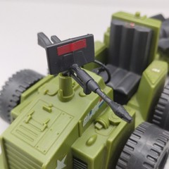 1985 G.I. Joe Weapon Transport Vintage Body, Gun with Bomb Trailer